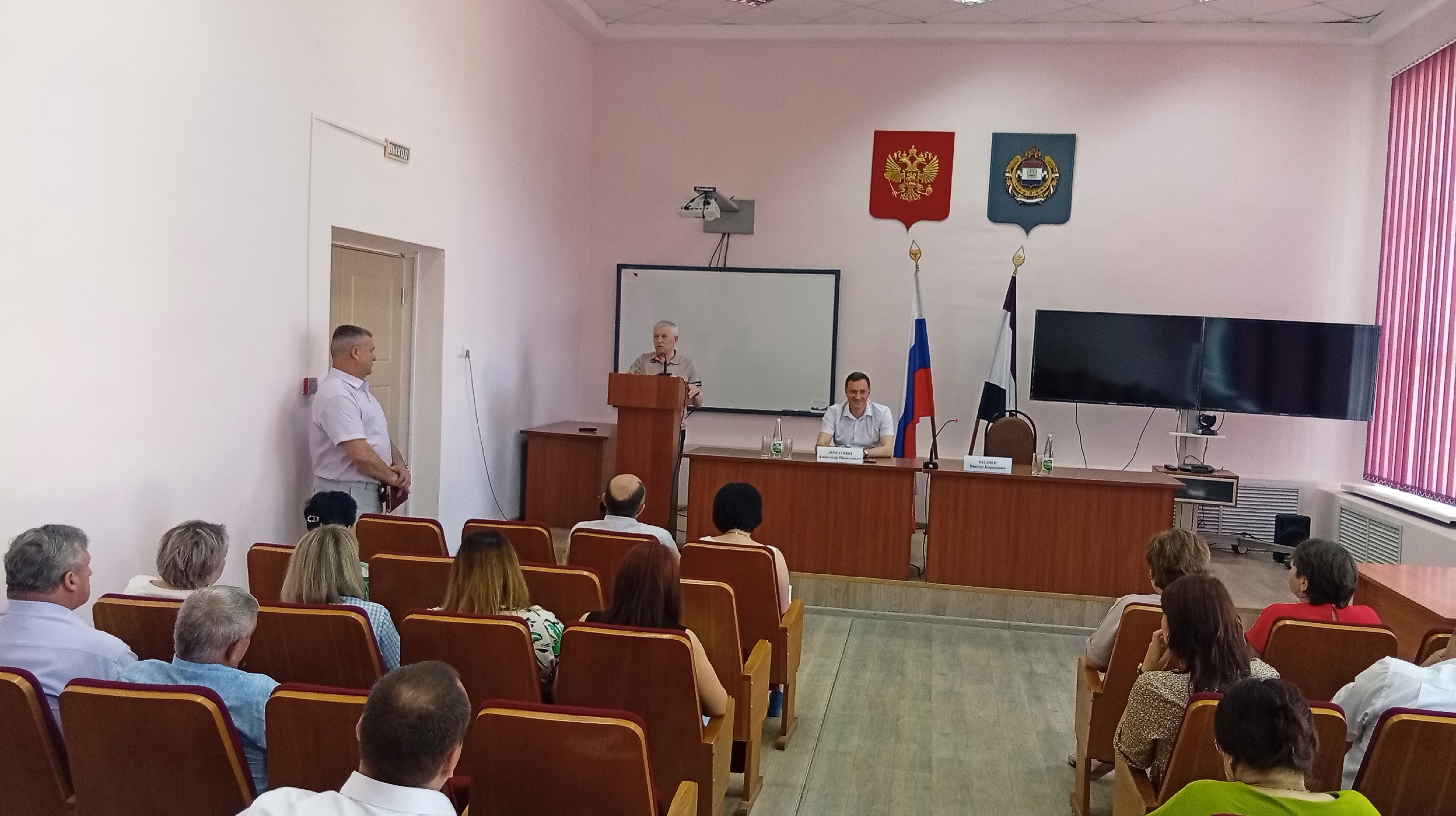 Рабочая встреча  с Виктором Борисовичем Кидяевым.